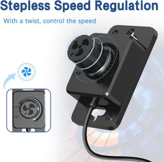 Ventilator de conductă reglabil Aygrochy 200 mm 70 W, ventilator de evacuare cu motor EC pentru încălzire, răcire, boostere, corturi de creștere, hidroponică, uz casnic, ventilație și suflantă de evacuare.