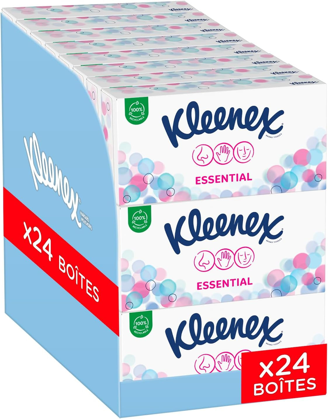 servetele Kleenex® Essential, 72 bucăți (24 bucăți)