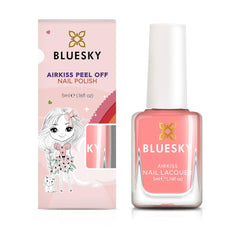 Oja pentru unghii Bluesky Kids - Sea Shell, Coral. Oja ușor de decojit, non-toxică, pe bază de apă, fără planare, pentru copii, 5ml