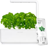 Click and Grow Growbox, Smart Garden, mai ușor decât un sistem de creștere hidroponic, grădină de interior, grădină de plante aromatice, seră de interior cu 3 capsule de plante incluse, alb