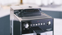 Melitta Latticia OT - Espressor complet automat cu sistem de lapte, espressor cu râșniță pentru, de exemplu, cafea sau cappuccino, argintiu/negru