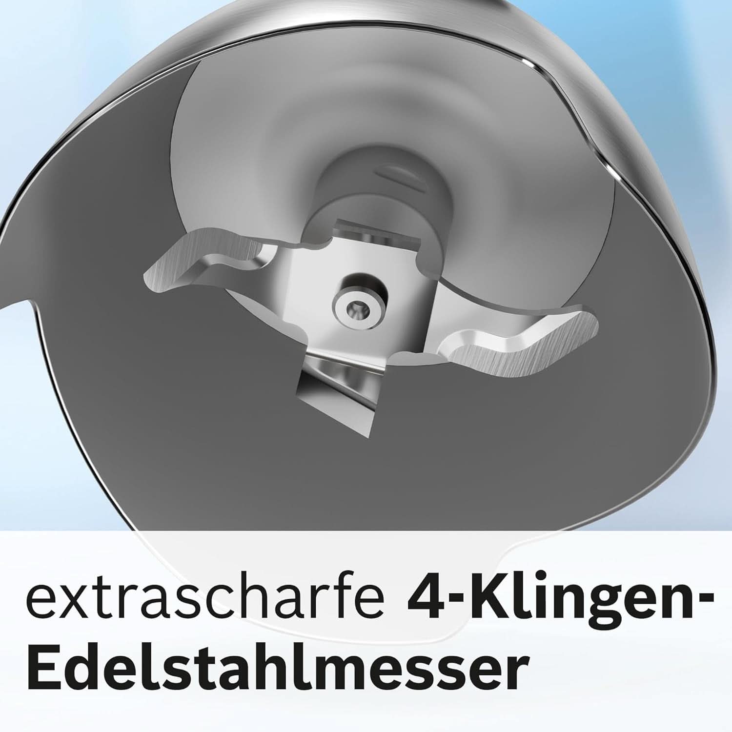 Bosch Stabmixer Ergomaster Serie 4 MSM4W210, Einhändig Bedienbar, Edelstahl-Klingen, Verschleißfreie Keramik-Kupplung, Mixbecher, Quattroblade, Antisplash Funktion, Einschaltsperre, 600 W, Weiß Mama si Copilul Naty Shop