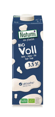 Natumi Bio Hafer Barista, 8 x 1L - Laktosefrei, Aufschäumbar, Barista-Style, Bio, Hergestellt mit deutschem Hafer, Vegan, Milchfreie milchfreie Alternative