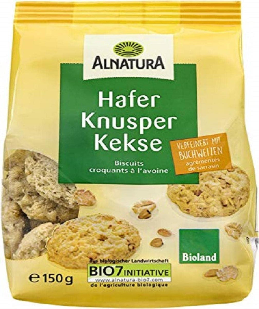 Biscuiți crocanți cu ovăz, 150 g