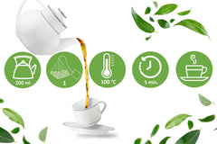 LOYD - Ceai de fructe Cranberry and Raspberry - 20 pliculețe piramidale - Amestec aromat de ceai de fructe cu afine, zmeură, frunze de mur - Gust dulce și intens - 40 g