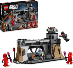 LEGO Star Wars: Duelul Mandalorian între Paz Vizsla și Moff Gideon, jucărie de construcție de colecție pentru copii, idee de cadou pentru băieți și fete creative cu vârsta de peste 7 ani, jucărie Mandalorian 75386 Seturi de constructie Besuche den LEGO-Store Titlu implicit