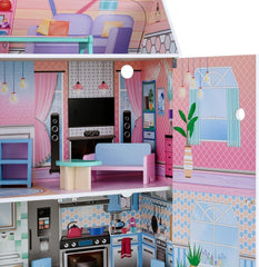 Olivias Little World Glasshouse Kids 12" Doll House & 10 Accesorii Pentru Păpuși 3.5" Multi Td-12518D Casute de papusi Naty Shop