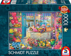 Schmidt Spiele 59764 Magazin de flori colorat, puzzle jigsaw 1000 piese Puzzle Naty Shop Titlu implicit