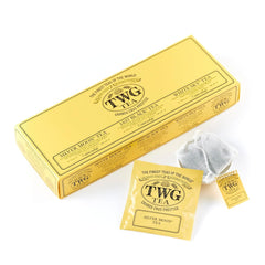 TWG Tea | Moon & Sky Selection | Cutie de ceai cu 3 sortimente | 15 pliculețe de ceai cusute manual din bumbac | Set cadou