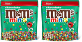M&M's Chocolate Minis, Ciocolată, 1 x 324g, Linte cu ciocolată (324g) (Pachet de 2)