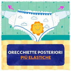 Scutece Pampers Sun and Moon Midi, mărimea 3 (4-9 kg), 120 de scutece