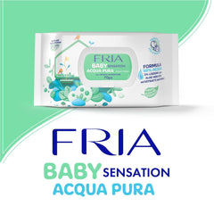 Șervețele umede Baby Sensation Pure Water, formulă cu 98% apă purificată pentru curățarea pielii, testate dermatologic, pachet economic cu 840 de șervețele