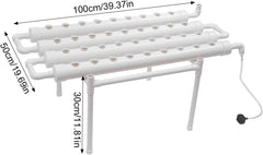 Kit de creștere hidroponică, Sistem de creștere hidroponică, Raft de cultivare automat cu 36 de găuri, Kit de creștere hidroponică pentru grădină