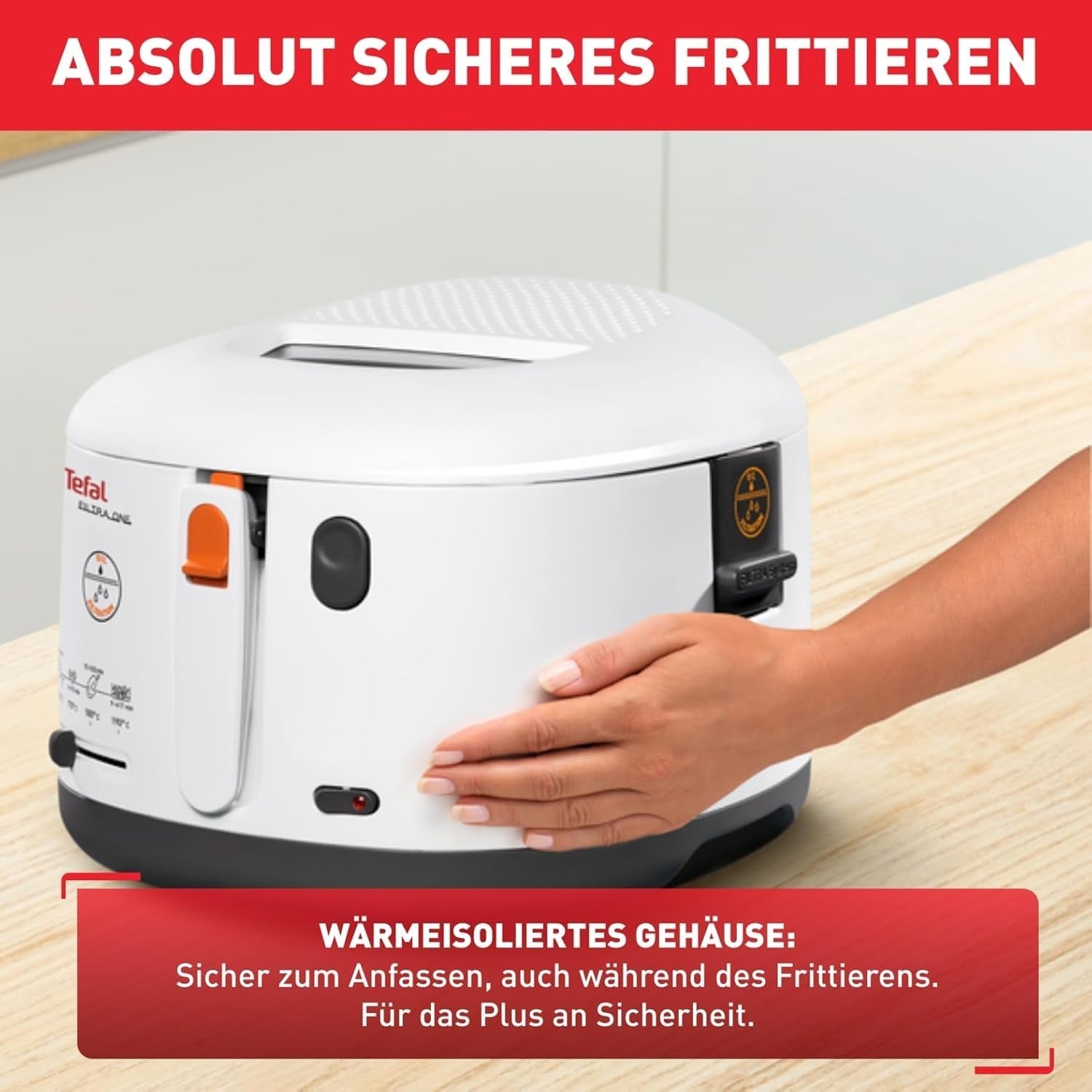 Tefal FF1631 friteuza Filtra One, 1.900 W, Capacitate 1,2 kg Electrocasnice Naty Shop
