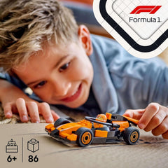 LEGO City F1 Racer cu mașină de curse Mclaren - Model de jucărie Formula 1 cu mașină de curse și minifigurină - cadou mic pentru băieți și fete de la 6 ani sau fani ai sporturilor cu motor 60442 Seturi de constructie Besuche den LEGO-Store