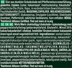 NESTLÉ after EIGHT, ouă mici de Paște de ciocolată neagră ambalate individual cu umplutură de mentă, 90 grame Bomboane de Ciocolata Naty Shop