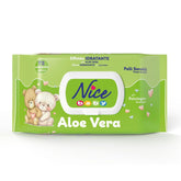 Șervețele demachiante pentru copii și bebeluși – cu aloe vera și ulei de argan – testate dermatologic – valoare pH fiziologică – format maxi: pachet de 72 de șervețele – Nice
