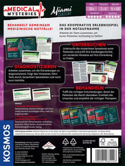 KOSMOS 684426 Medical Mysteries - Miami, joc de rol cooperativ cu cadru medical, Medical Crime Files, joc de societate pentru vârste de 16 ani și peste