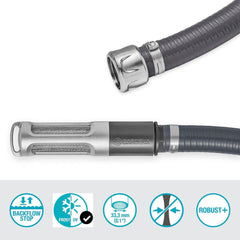 Set de aspirare Gardena cu furtun de aspirare de 7 m, conexiune robustă, dispozitiv de blocare a refluxului, durabil și fiabil (09091-20)