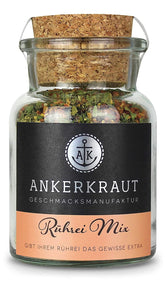 Ankerkraut Rührei Gewürz, für Omelette und Rührei, auch für Veganer und Vegetarier, zuckerfrei, 80 g im Korkenglas