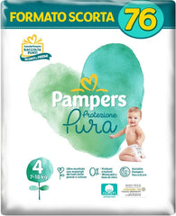 Pampers Naturello, 76 de scutece cu bumbac și materiale naturale din plante, 0% parfum, mărimea 4 (7-18 kg) Mama si Copilul Naty Shop 4 (76 buc)