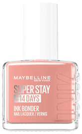 Oja Maybelline New York Super Stay Ink Bonder 130 Powder Rose – ojă de lungă durată pentru unghii puternice și culoare intensă, 12,3 ml