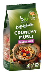 Muesli crocant cu fructe de pădure Biozentrale | 375 g Muesli organic | Ideal pentru micul dejun și pentru paharul tău de muesli la pachet | O alternativă la batoanele de muesli