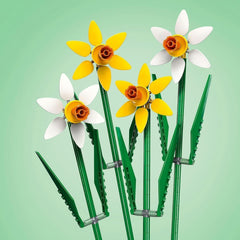 Narcise LEGO Botanicals - Cadouri de Paște pentru fete și băieți - Flori artificiale pentru copii - Buchet de flori ca decor pentru cameră sau birou - Cadou pentru femei - 40747 Seturi de constructie Besuche den LEGO-Store
