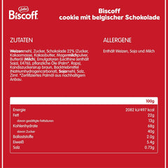 Lotus Biscoff | Biscuite caramelizate cu glazură de ciocolată | 200 de biscuiți ambalați individual | Doar ingrediente naturale | Fără coloranți sau arome artificiale | 200 x 1 | 1,47 kg