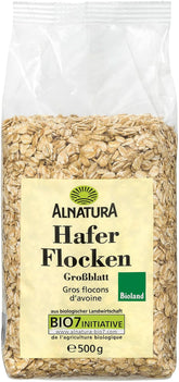 Fulgi mari de ovăz organici, 500g