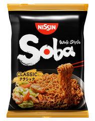 Tăiței Nissin Bag Soba – Tăiței instant japonezi clasici, pachet de 9, stil Wok, cu sos Yakisoba, preparare rapidă, mâncare asiatică (9 x 109 g)