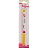 Funcakes Food Pen Gold: Pixuri colorante alimentare, vârf flexibil pentru linii groase și subțiri, pix comestibil pentru fursecuri, prăjituri, fondant și multe altele, ideal pentru personalizare, certificat Halal