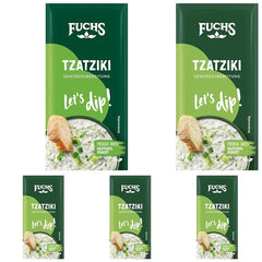 Fuchs Gewürze - Let's dip! Tzatziki Gewürzzubereitung, Gewürz für die Zubereitung von griechischem Tzatziki, 10 g im Beutel