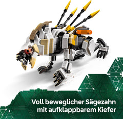 LEGO Horizon Adventures Aloy și Varl vs. Armoured Walker și Sawtooth, jucărie cu mașini monstru și minifigurine, set de colecție pentru fanii jocurilor video, băieți și fete de peste 9 ani 77037 Seturi de constructie Besuche den LEGO-Store