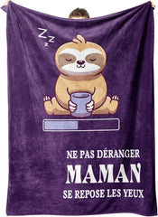 Niyewsor Cadou aniversar, Pentru mama, Pătură fleece, Cadou pentru mama, Idee de cadou pentru Ziua Mamei și Crăciun pentru mama Paturi si Cuverturi Niyewsor Titlu implicit
