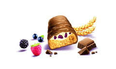 Balisto Chocolate Pack Vrac, Yoberry, Batoane de ciocolată cu cereale și iaurt, 8 x 18,5 g, Ciocolată, Batoane Muesli, Pachet Vrac de ciocolată (148 g)