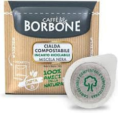 450 x Borbone Professional Pods, Schwarz (3 Packungen mit je 150 Stück) + gratis -Tasche (450, BLACK)