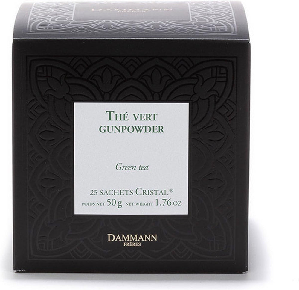 Ceai verde Dammann Gunpowder 25 pliculețe Kristal