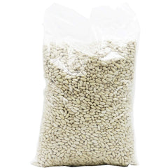 , Fasole bio-canellini 5 kg, leguminoase organice din cultivarea controlată, bogată în Cereale Naty Shop