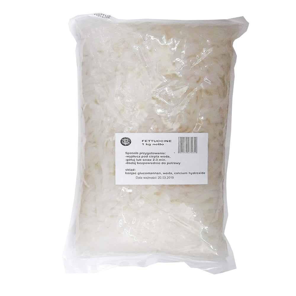 Fettuccine dietetice 1000g 1kg Konjac fără zahăr și fără gluten