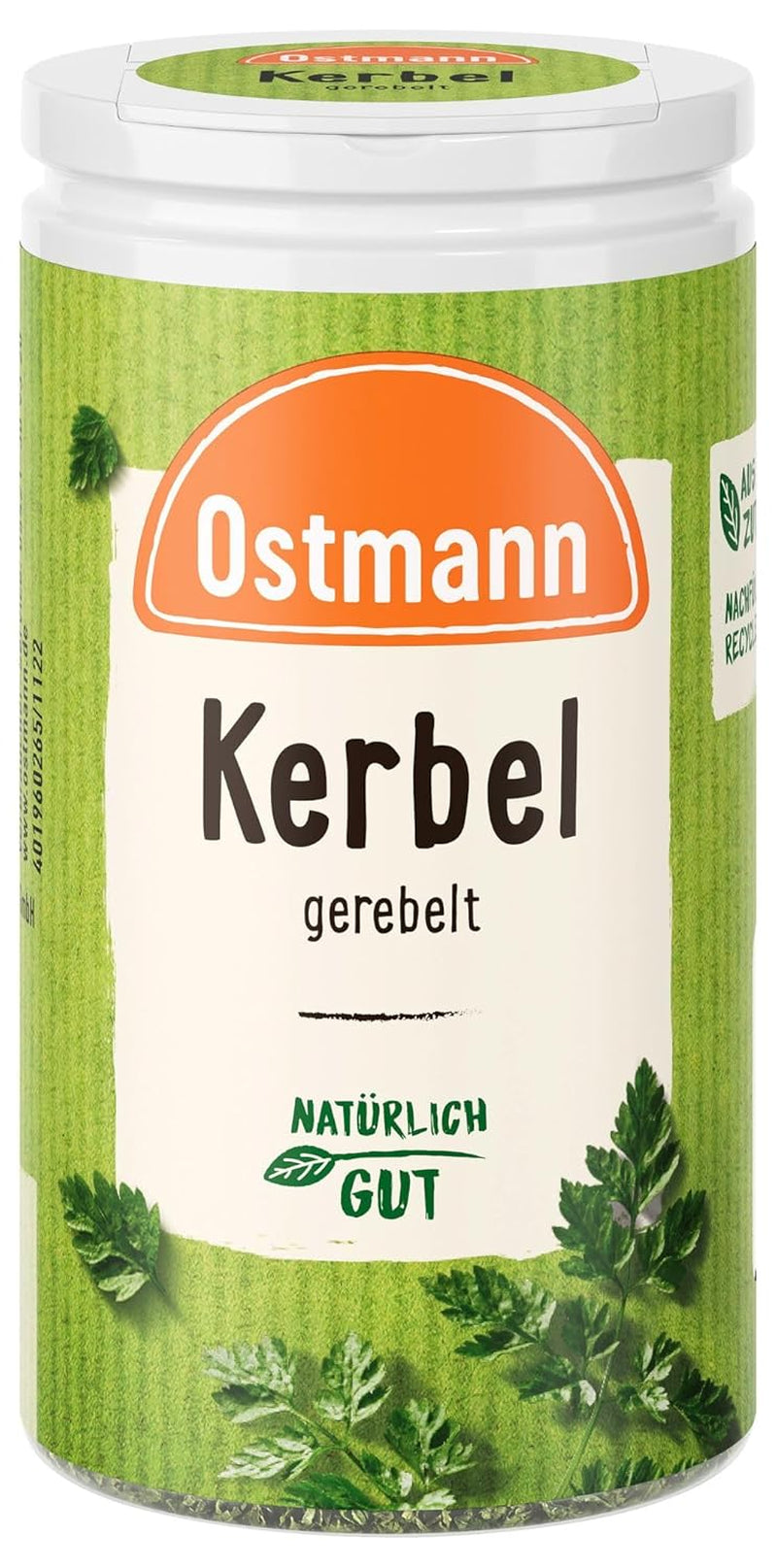 Ostmann Gewürze - Kerbel gerebelt | Kräuternote für Lammgerichten und deftige Eintöpfe | 8 g in der Streudose