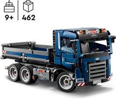 Jucărie LEGO Technic Dump Truck cu direcție și benă mobilă - vehicul de construcții albastru - idee de cadou pentru zile de naștere sau sărbători - set de construcție pentru băieți și fete de la 9 ani 42203 Seturi de constructie Besuche den LEGO-Store