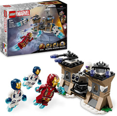 LEGO Marvel Iron Man & Iron Legion Vs. Hydra Soldier, Avengers Building Toy, Creative Playset pentru copii și fanii supereroilor, cadou pentru băieți și fete de la 6 ani 76288 Seturi de constructie Besuche den LEGO-Store Titlu implicit