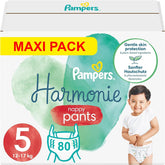Scutece PAMPERS Harmony Pants, mărimea 5, 80 de scutece (12-17 kg)
