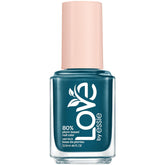 Oja de unghii de lungă durată Essie cu finisaj cremos, timp de uscare scurt și ciobire redusă, formulă vegană, LOVE by Essie, culoare: Nr. 200 doin' my best, verde intens, 1 x 13,5 ml