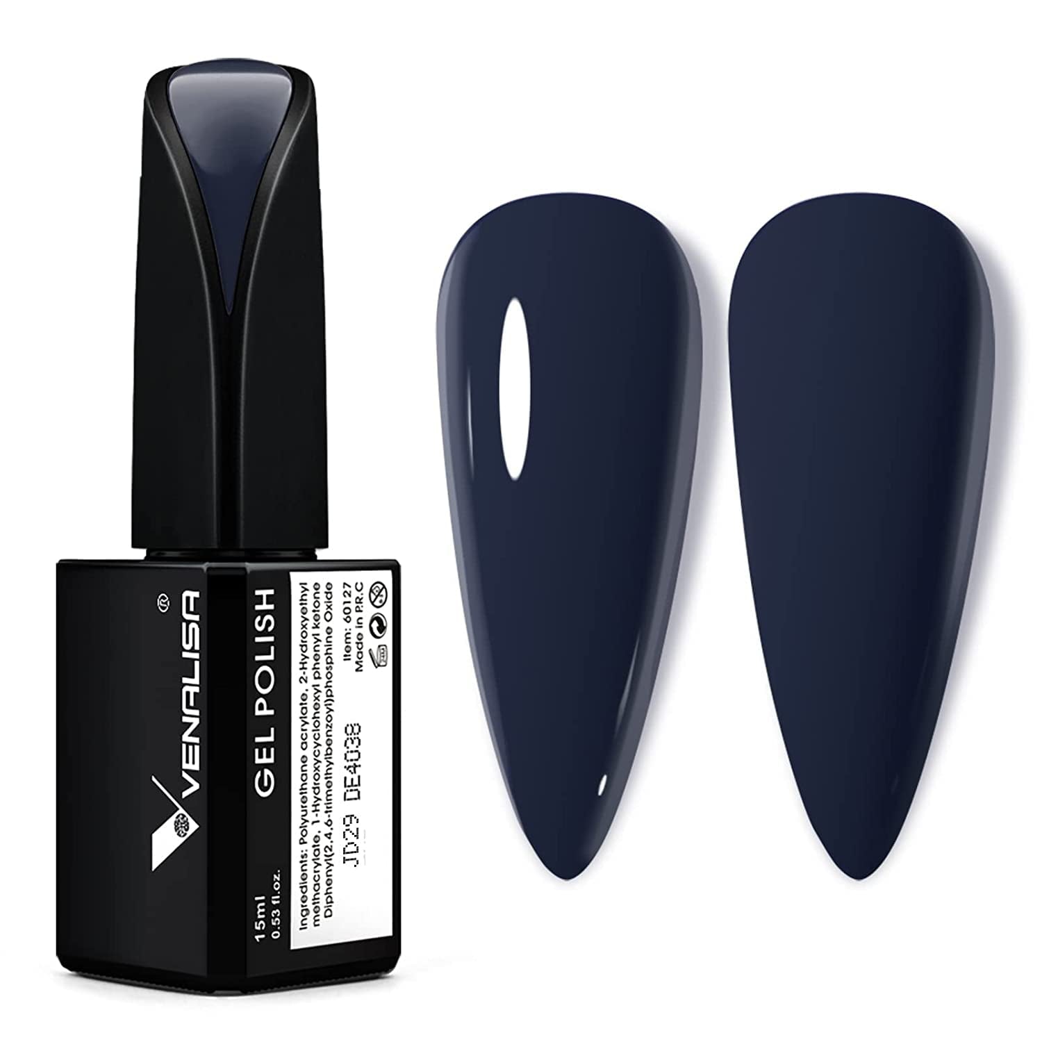 VENALISA Oja UV Coral Orange 15ml Oja Gel Pentru Lampa UV De Unghii Transparent Coral Orange Oja Gel Modele De Unghii Pentru Design De Unghii DIY