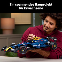 LEGO Technic Oracle Red Bull Racing RB20 F1 Rennauto Modell - Formel 1 Bauset zum Sammeln - V6-Motor, Getriebe, Lenkung & DRS im Maßstab 1:8 - Geschenkidee für Erwachsene & Teenager 42206