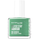 Oja Maybelline New York Super Stay Ink Bonder 959 Sea Glass – ojă de lungă durată pentru unghii puternice și culoare intensă, 12,3 ml