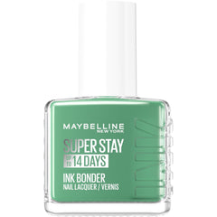 Oja Maybelline New York Super Stay Ink Bonder 959 Sea Glass – ojă de lungă durată pentru unghii puternice și culoare intensă, 12,3 ml