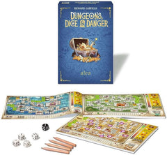 Ravensburger 27270 - Dungeons, Dice and Danger, joc de strategie Alea, joc de zaruri pentru adulți, joc de rostogolit și scris pentru vârste de 12 ani și peste